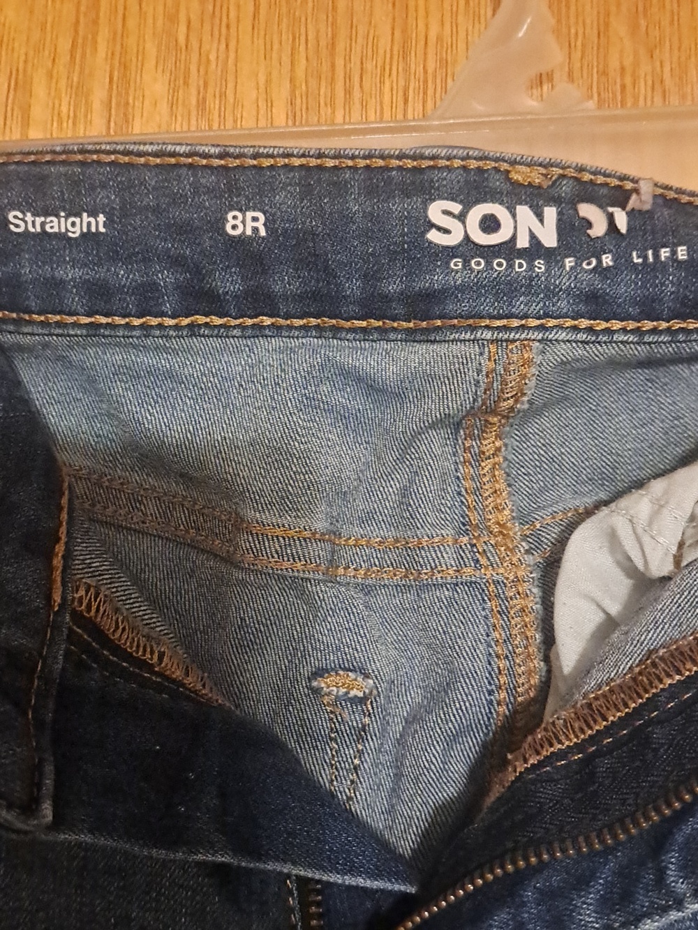 Sonoma Life Womens Straight Leg Blue Jeans Size 8R. - Picture 3 of 4